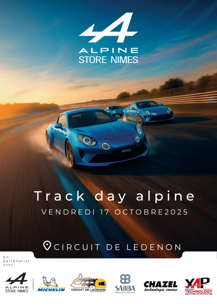 ALPINE NIMES - JOURNEE CIRCUIT LEDENON 1 Trackday Alpine Nimes Ledenon octobre 2025